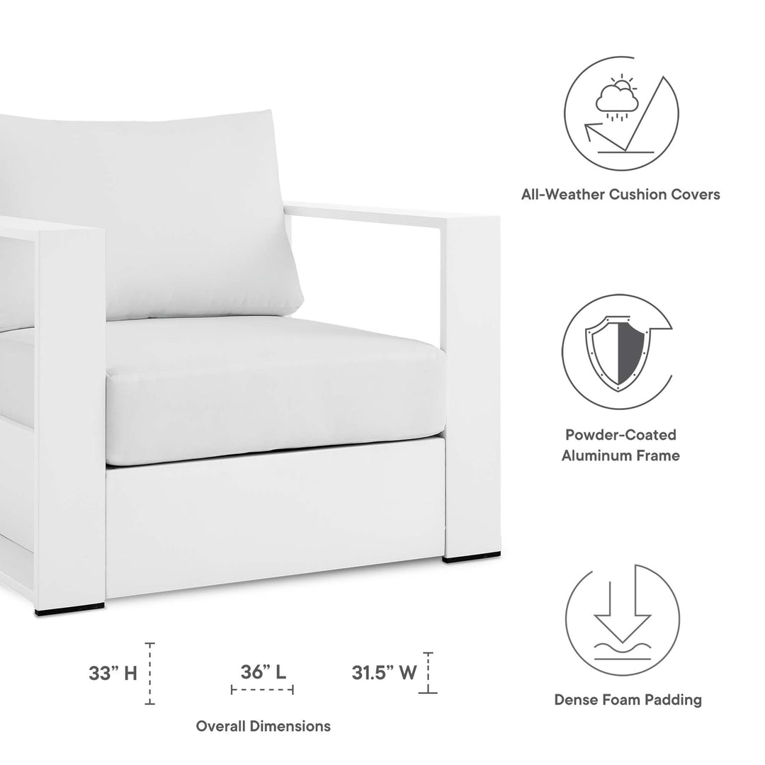 Tuscany Alfresco Powder-Coated Aluminum Armchair