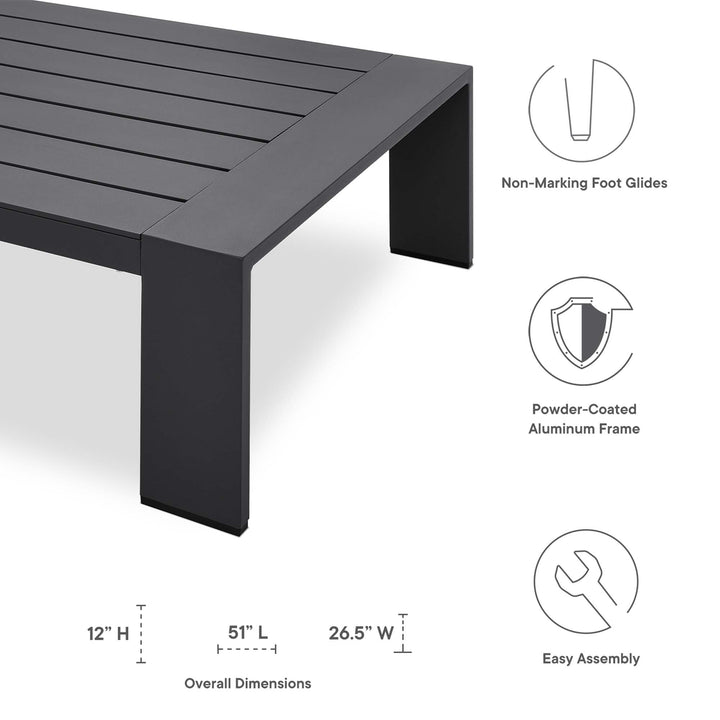 Timberland Aluminum Alloy Patio Table