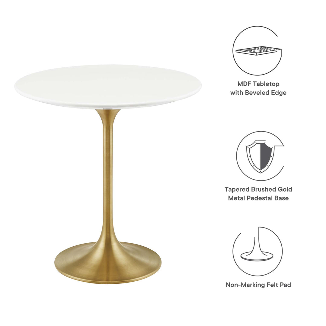 Landon 20" Round Wood Side Table