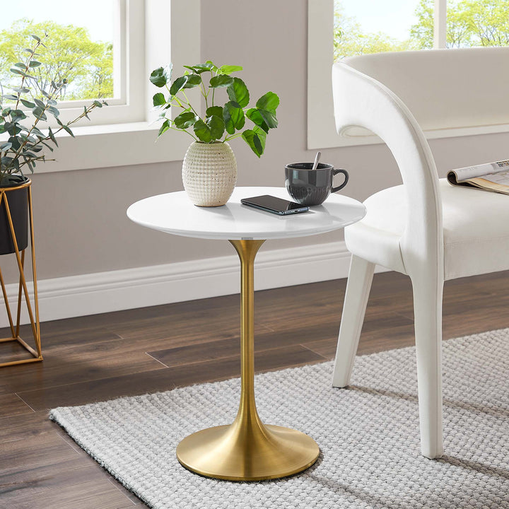 Landon 20" Round Wood Side Table