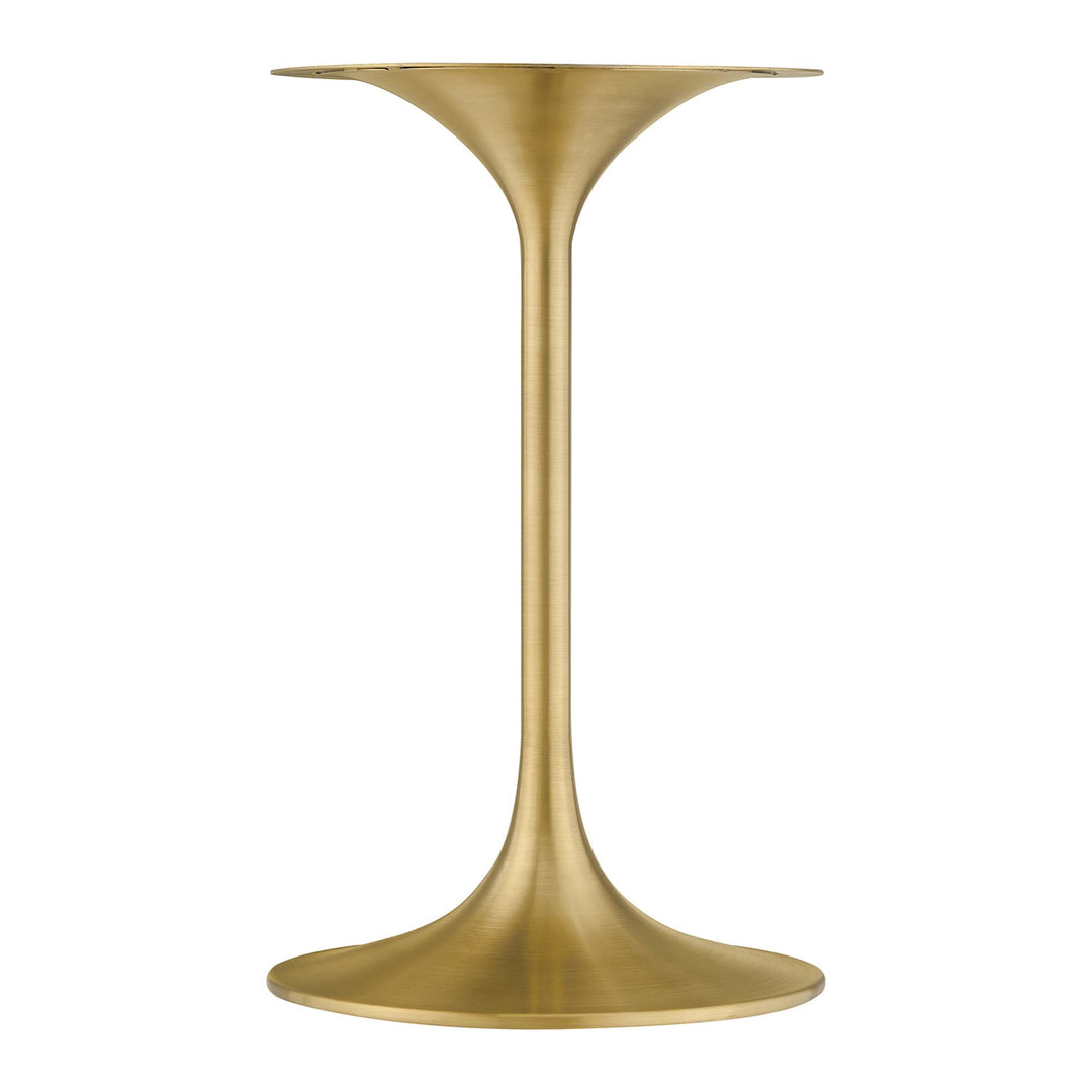Luna 20" Round Resin Marble Side Table