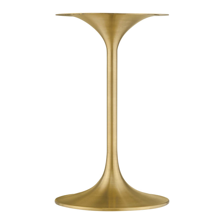 Luna 20" Round Resin Marble Side Table