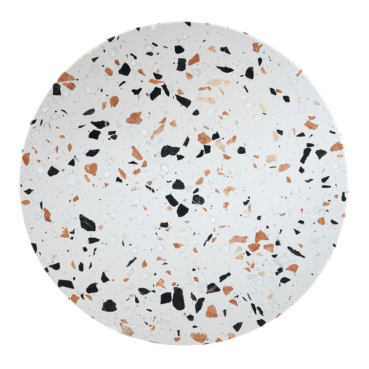 lazio 20 round terrazzo side table