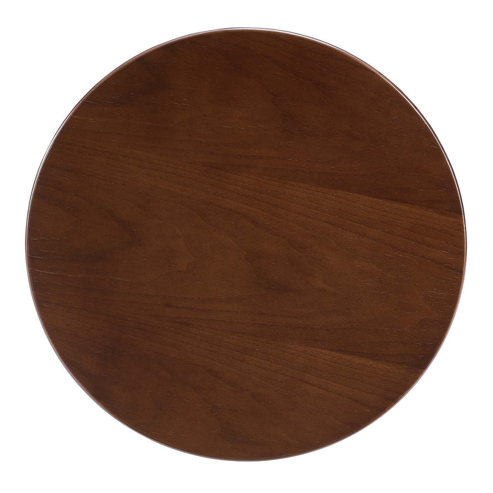 Livia 20" Round Wood Grain Side Table