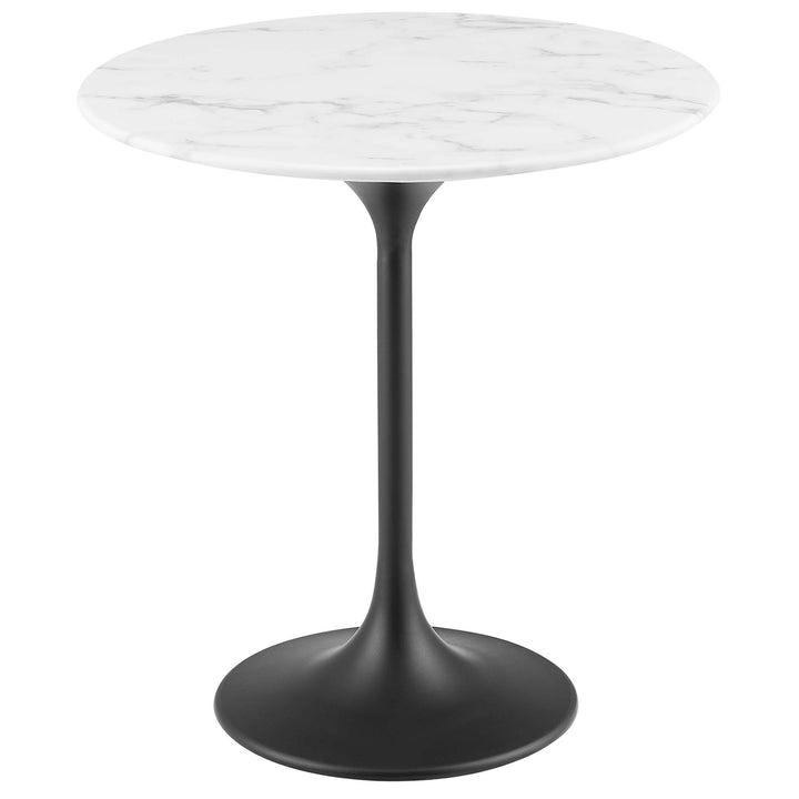 Loren 20" Round Replica Marble Side Table