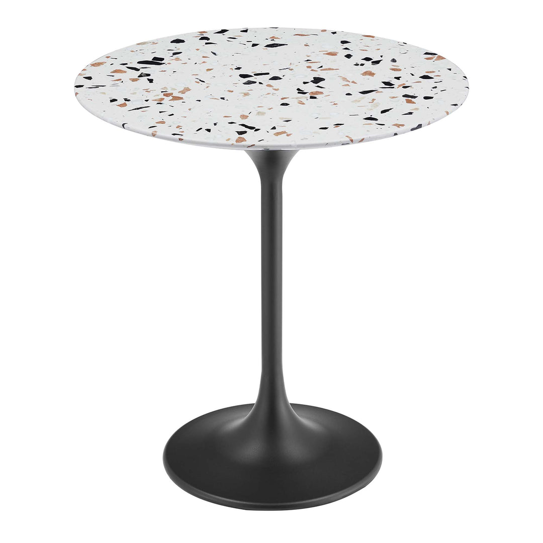 Loft 20" Round Terrazzo Side Table