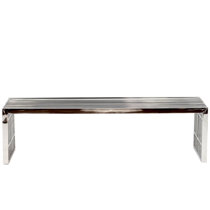 Gridiron Luxe Steel Seating Bench