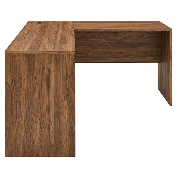 Voyager L-Shaped Wood Office Desk