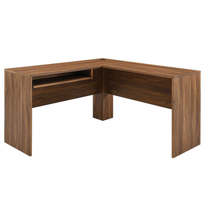 Voyager L-Shaped Wood Office Desk