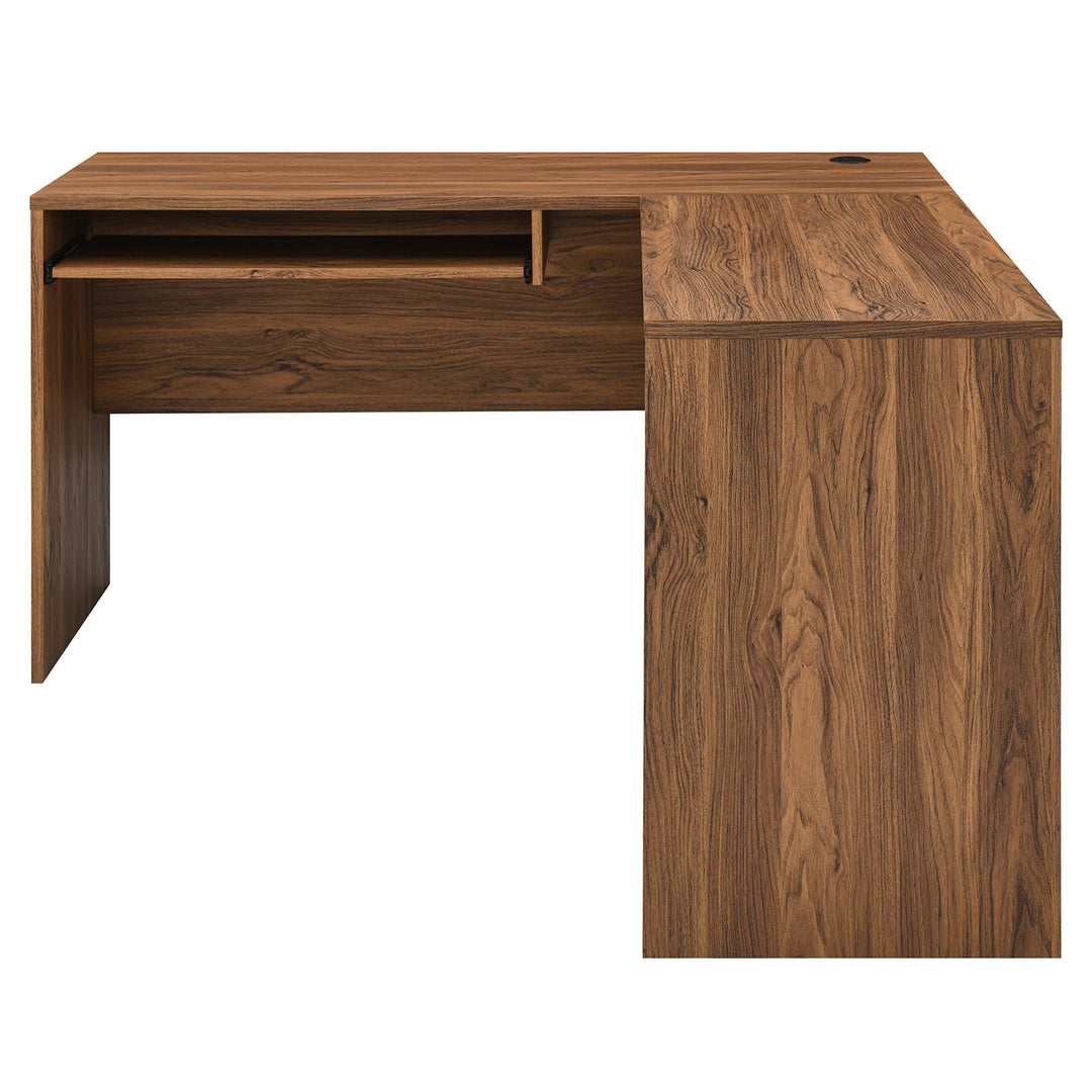 Voyager L-Shaped Wood Office Desk