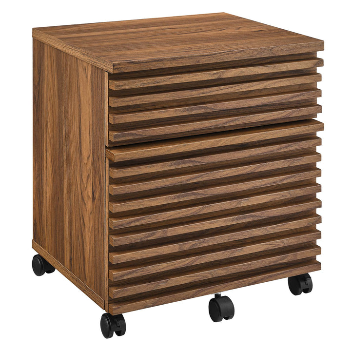 Ridge Walnut File Cabinet