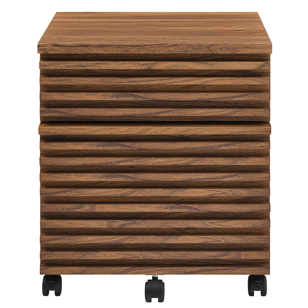 Ridge Walnut File Cabinet