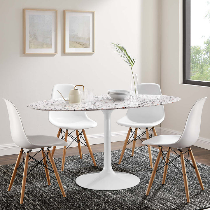 Lillian 60" Oval Terrazzo Dining Table