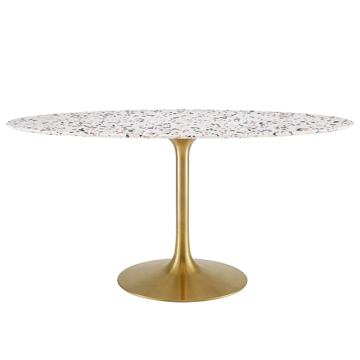 Lorenzo 60" Oval Terrazzo Dining Table