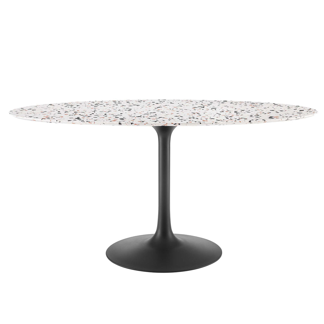 Lumin 60" Oval Terrazzo Dining Table