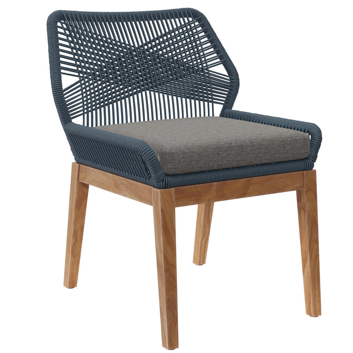 Windmere Outdoor Patio Teak Wood Dining Chair