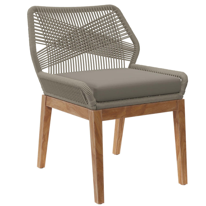 Windmere Outdoor Patio Teak Wood Dining Chair