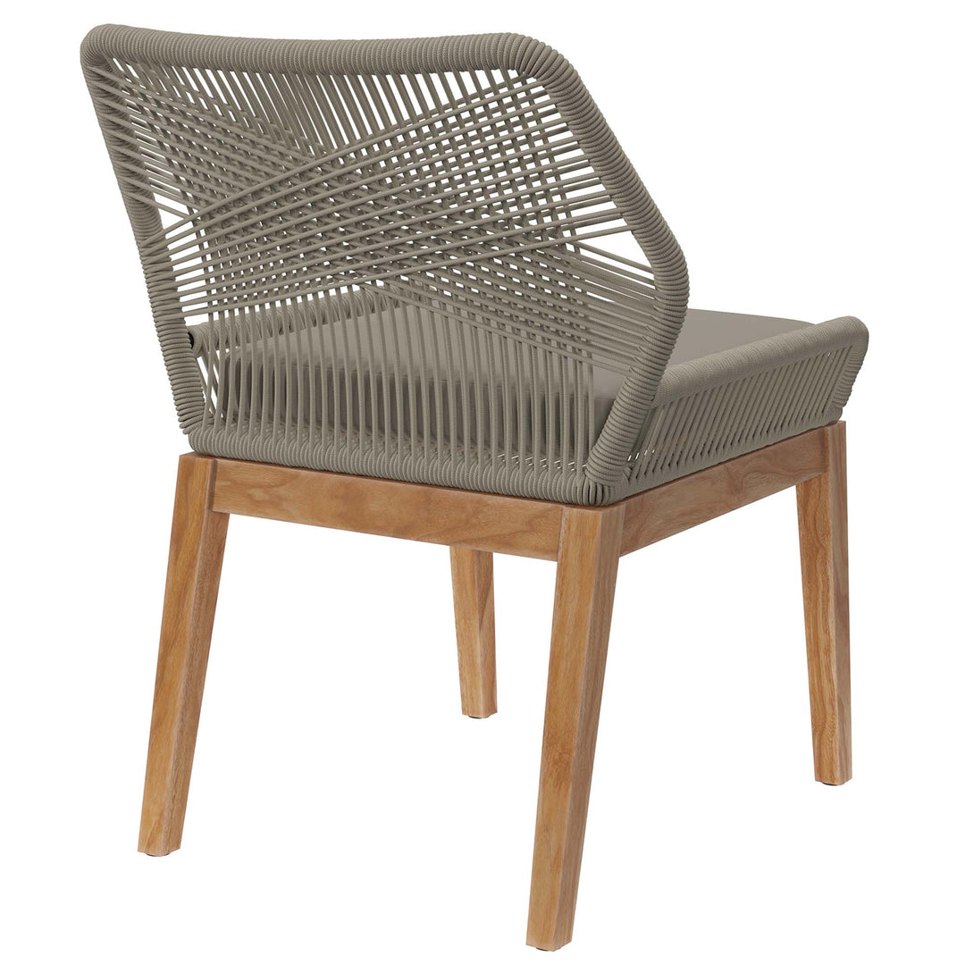 Windmere Outdoor Patio Teak Wood Dining Chair