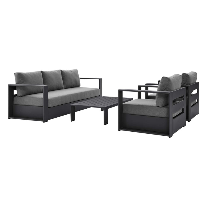 Tahoe 4-Piece Terrace Powder-Coated Aluminum Ensemble