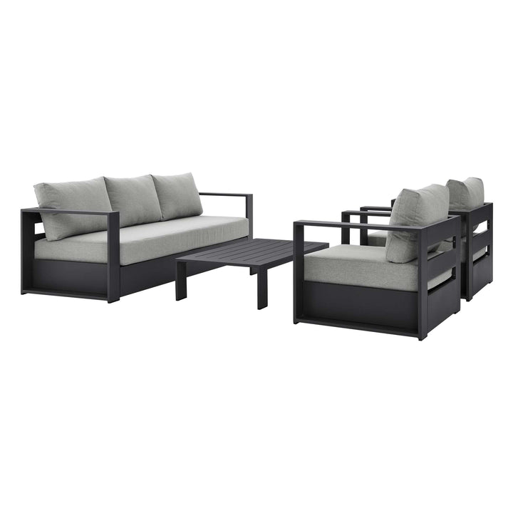 Tahoe 4-Piece Terrace Powder-Coated Aluminum Ensemble