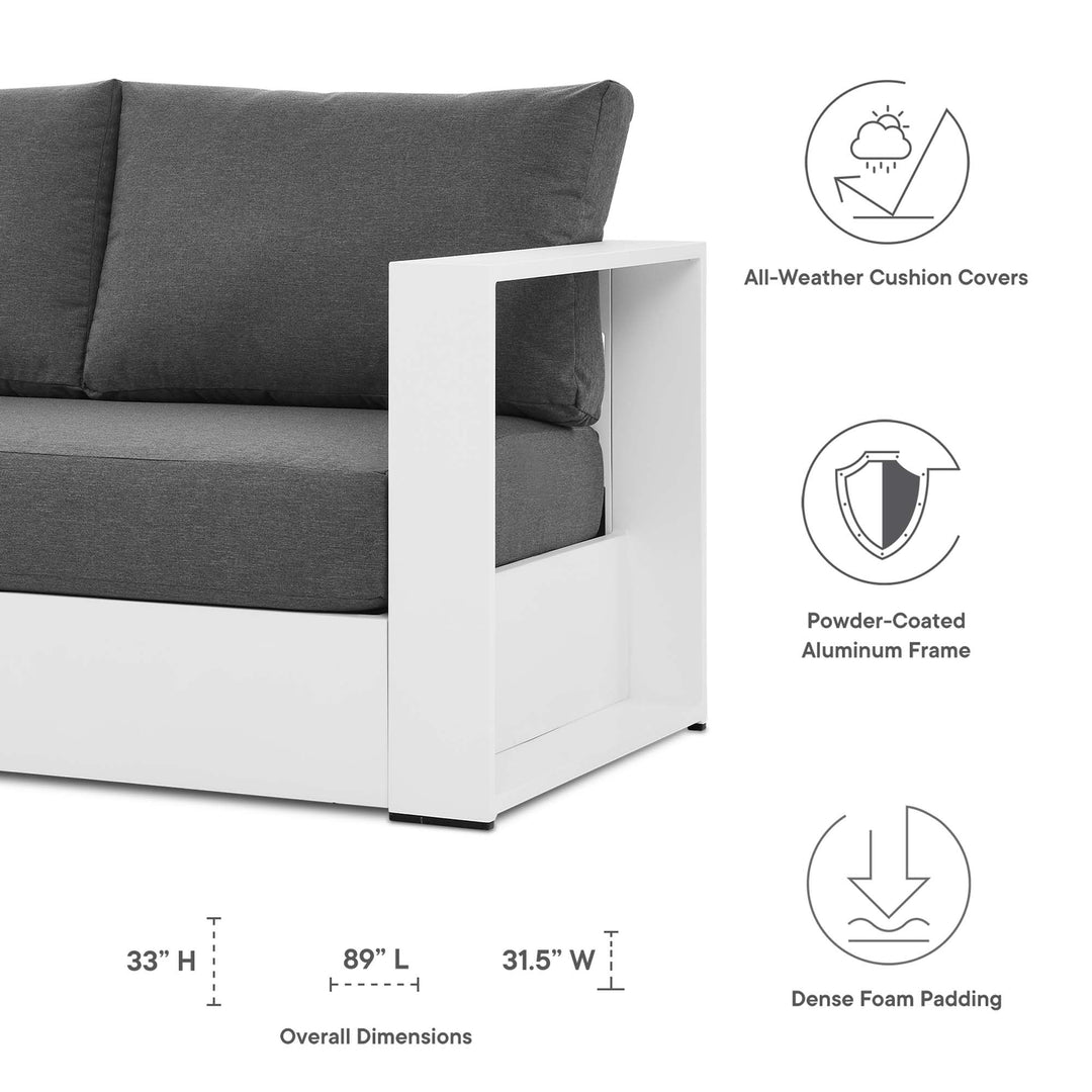 Tahoe 4-Piece Terrace Powder-Coated Aluminum Ensemble