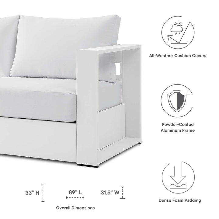 Tahoe 4-Piece Terrace Powder-Coated Aluminum Ensemble