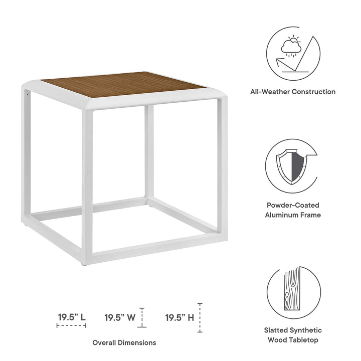 Summit 3 Piece Outdoor Patio Aluminum Set