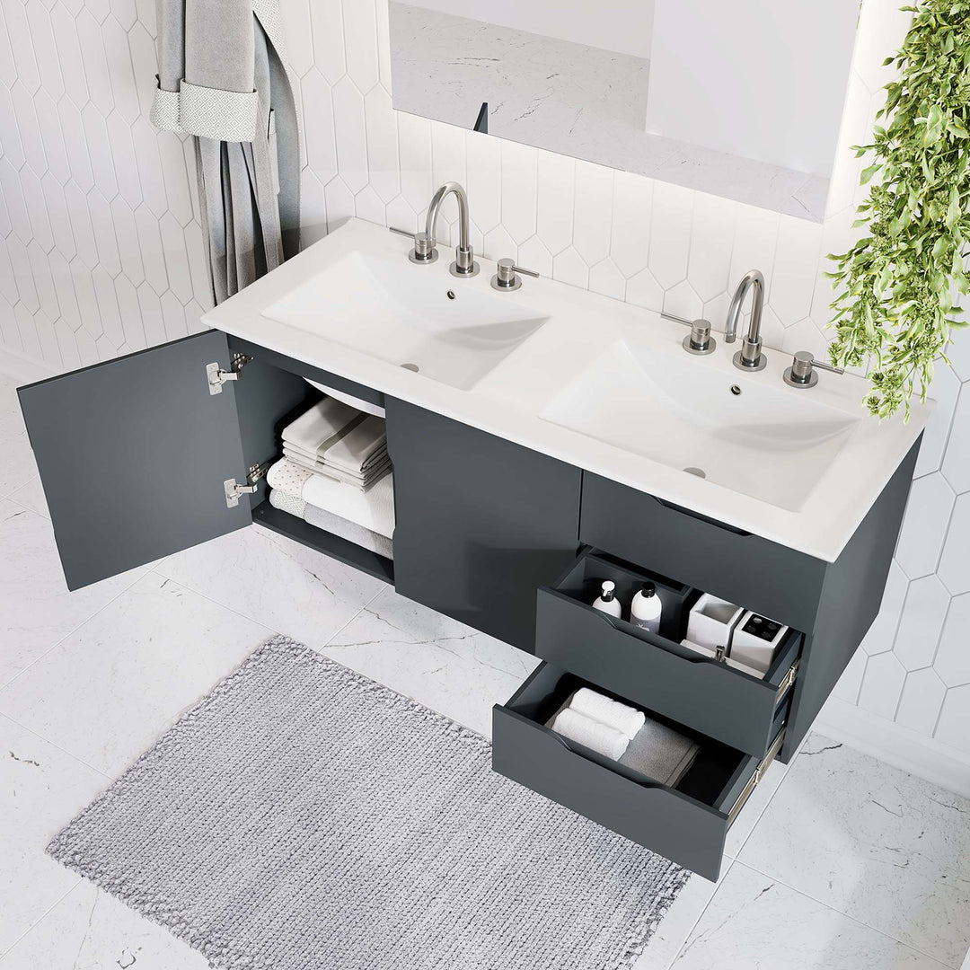 Vigor 48" Double Sink Bathroom Vanity