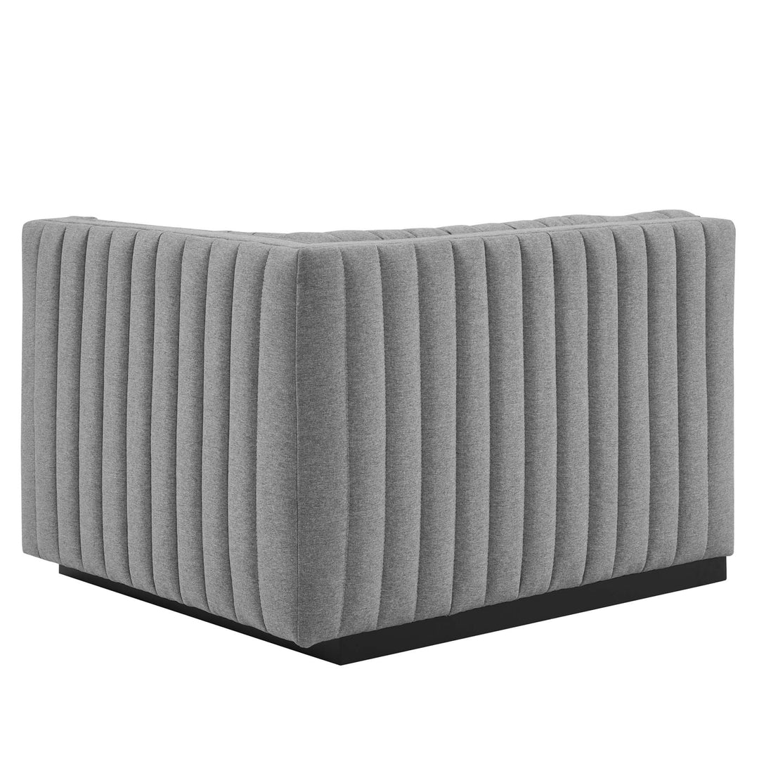 Serene Retreat Tufted Upholstered Fabric Sofa