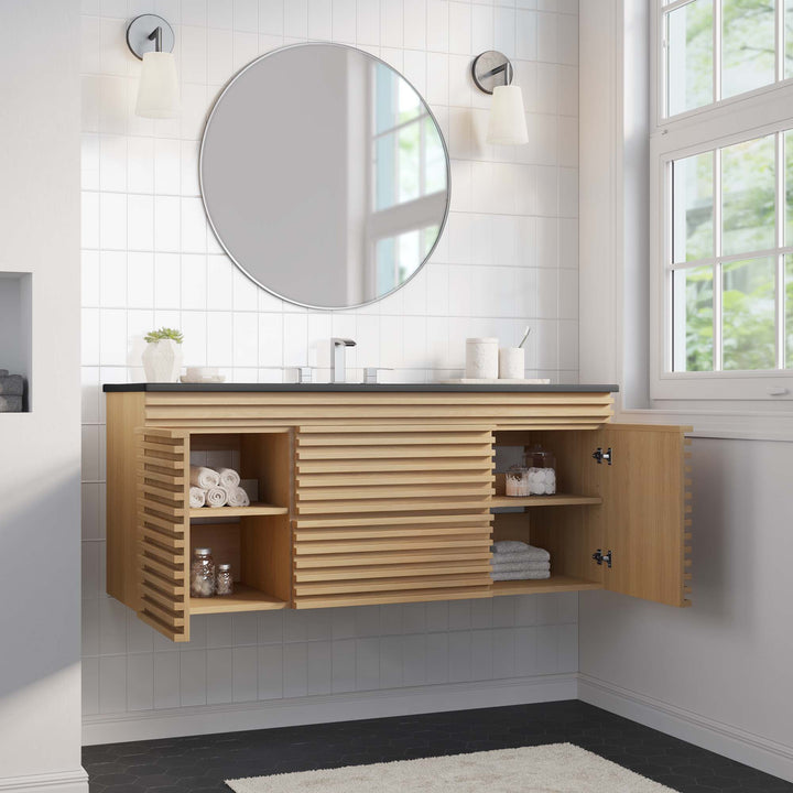 Refine 48" Wall-Mount Bathroom Vanity
