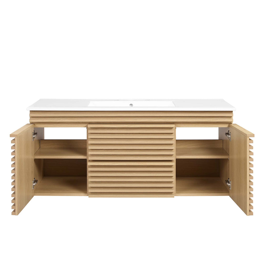 Refine 48" Wall-Mount Bathroom Vanity