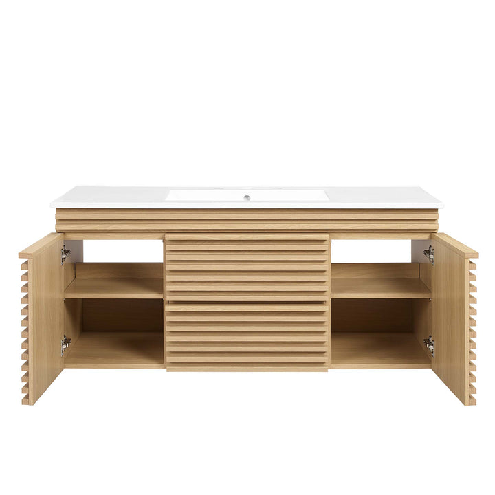 Refine 48" Wall-Mount Bathroom Vanity