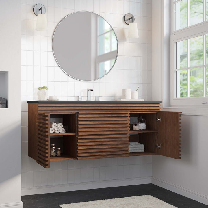 Refine 48" Wall-Mount Bathroom Vanity