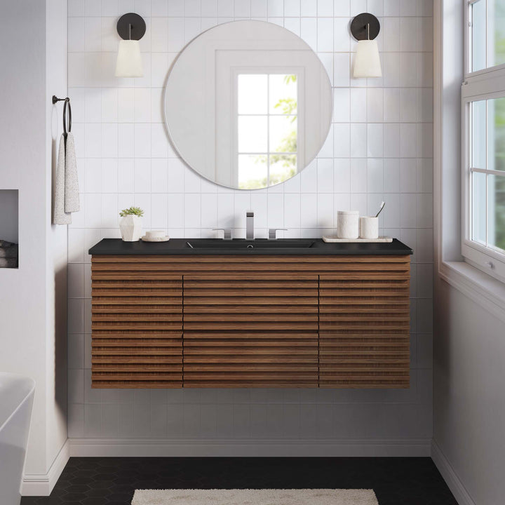 Refine 48" Wall-Mount Bathroom Vanity