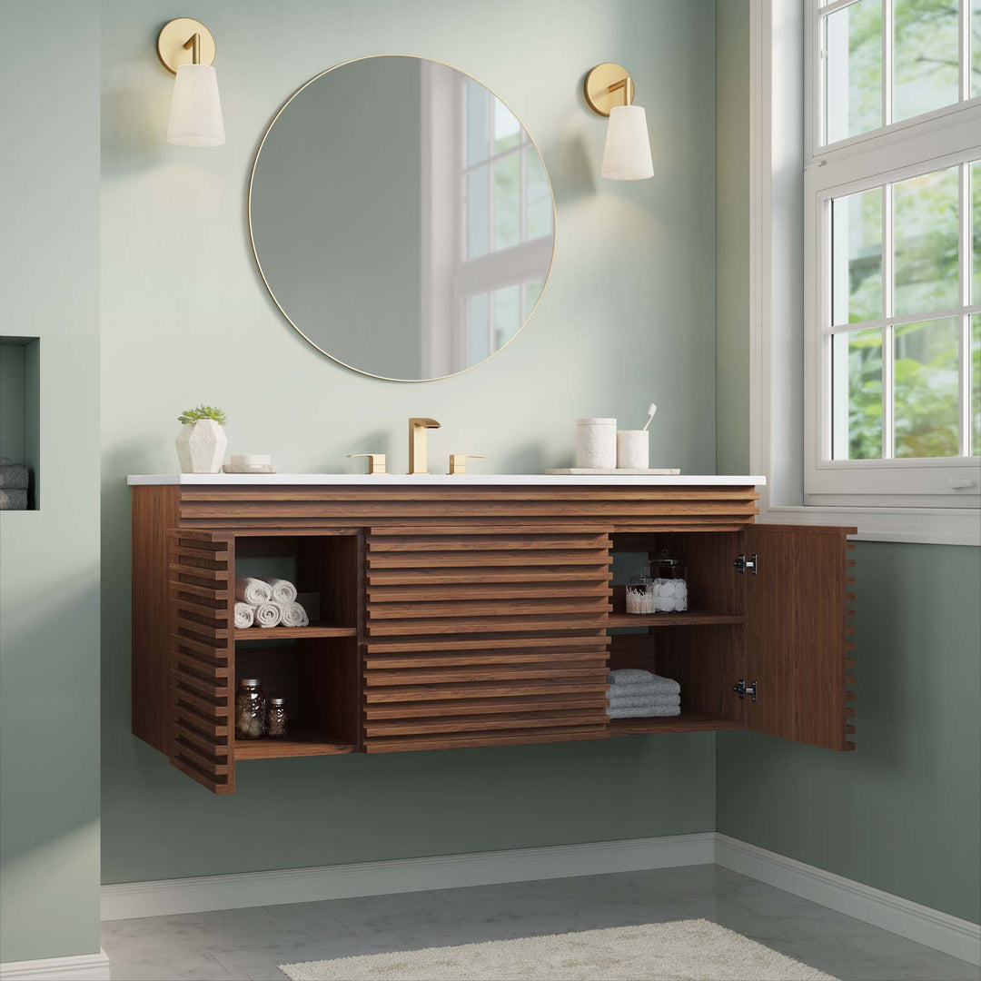 Refine 48" Wall-Mount Bathroom Vanity