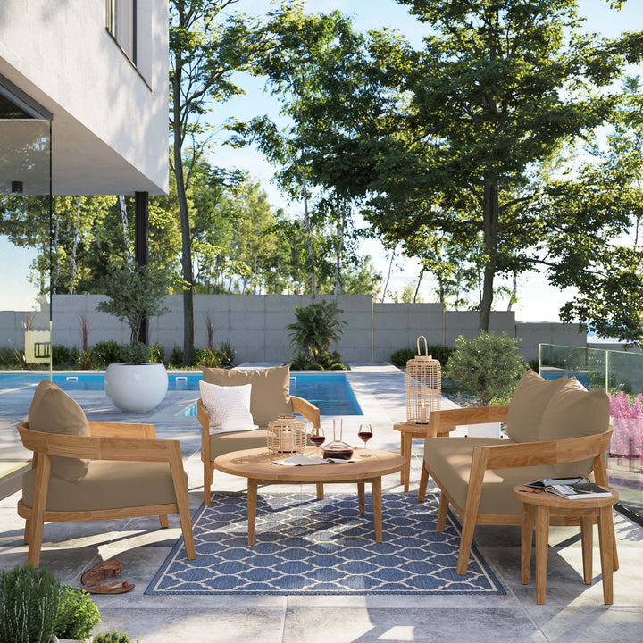 Brisbane 6-Piece Teak Terrace Set