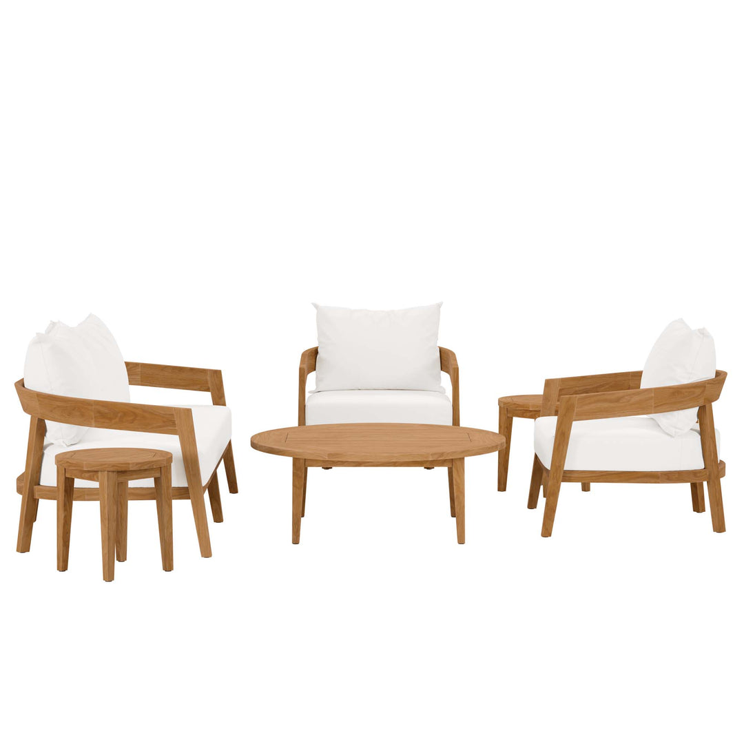 Brisbane 6-Piece Teak Terrace Set