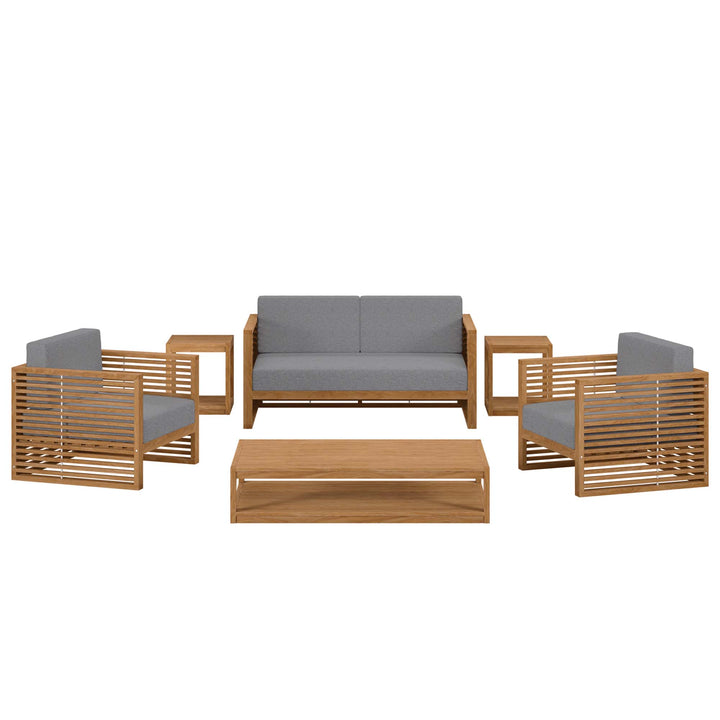 Carlsbad 6-Piece Teak Wood Courtyard Collection