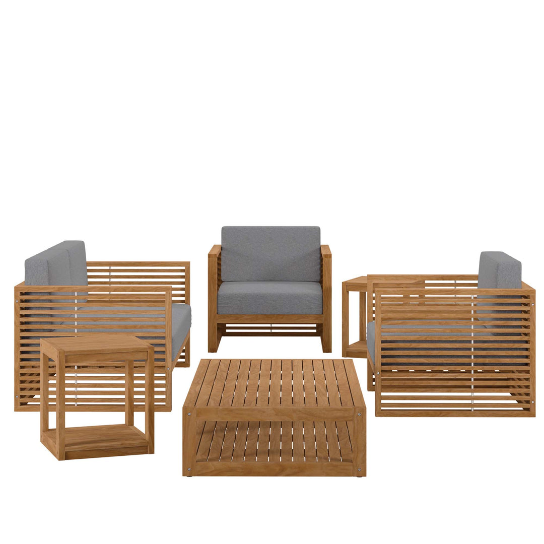 Carlsbad 6-Piece Teak Wood Courtyard Collection