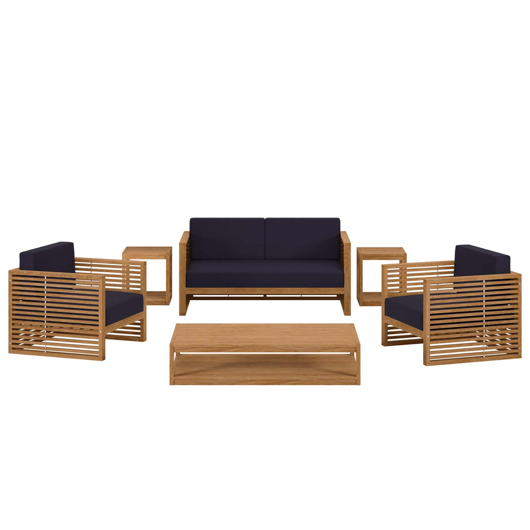 Carlsbad 6-Piece Teak Wood Courtyard Collection