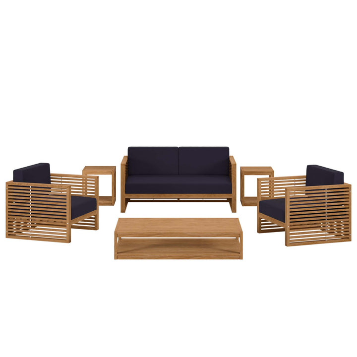 Carlsbad 6-Piece Teak Wood Courtyard Collection