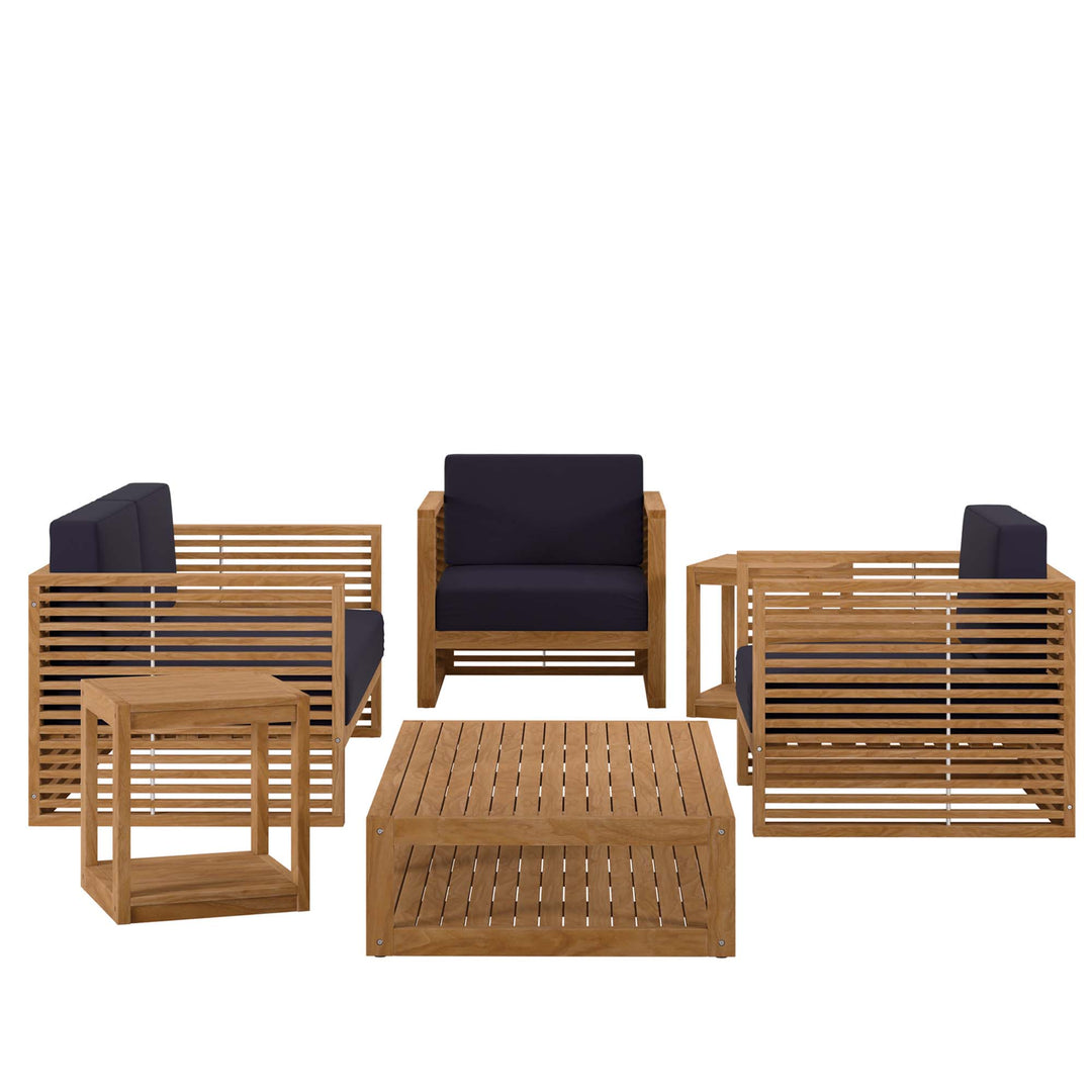 Carlsbad 6-Piece Teak Wood Courtyard Collection