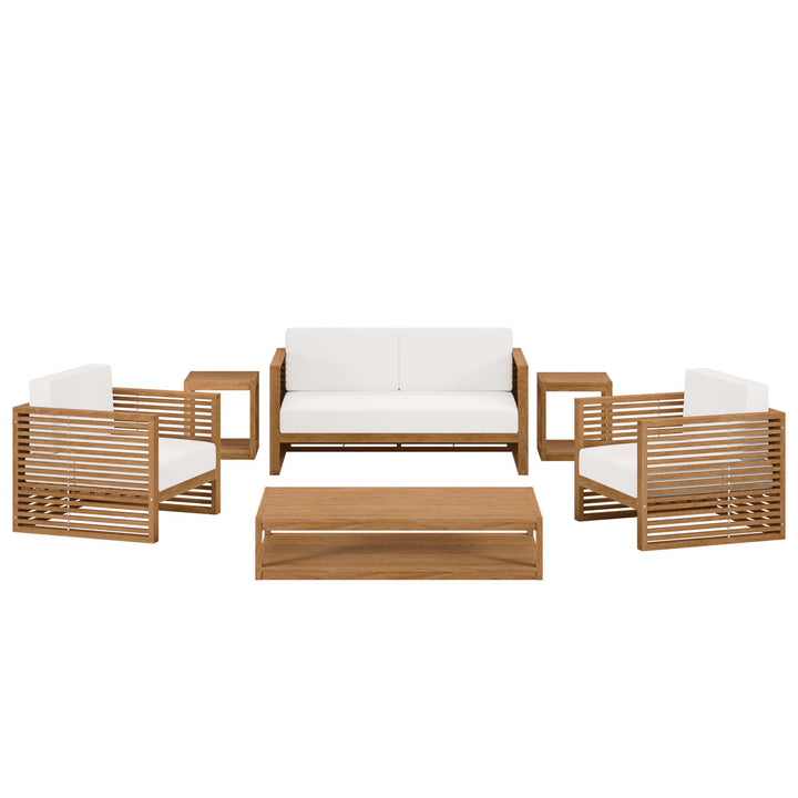 Carlsbad 6-Piece Teak Wood Courtyard Collection