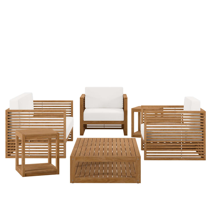 Carlsbad 6-Piece Teak Wood Courtyard Collection