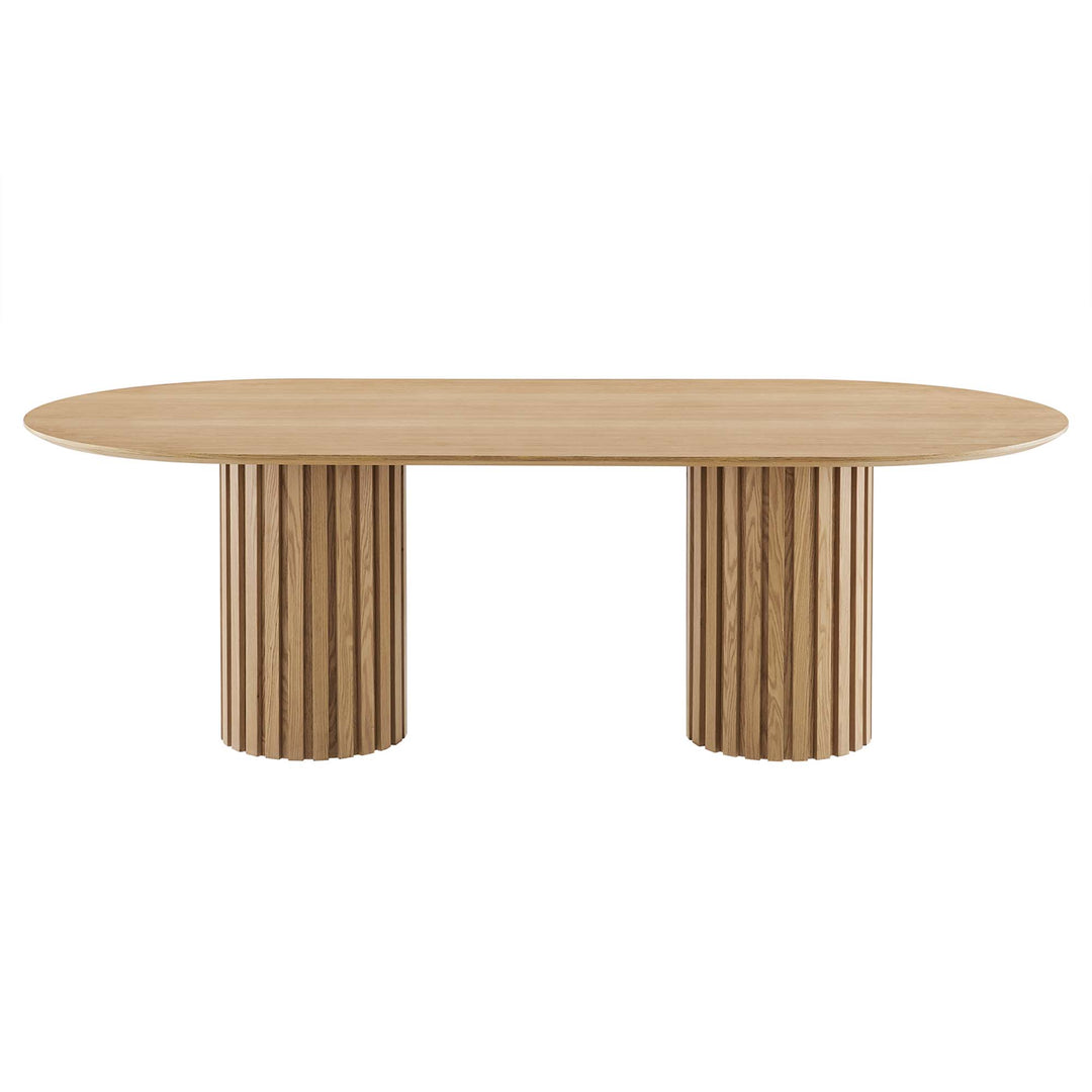 Sienna 95" Oval Dining Table