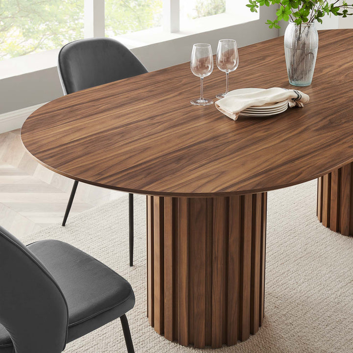 Sienna 95" Oval Dining Table