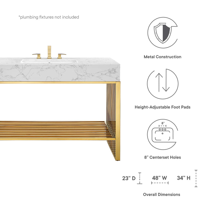 Gleam 48" Bathroom Vanity