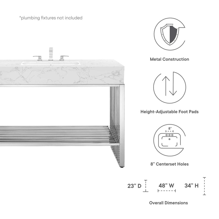 Gleam 48" Bathroom Vanity