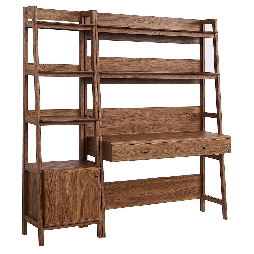 Bixby 2-Piece Workstation and Bookcase