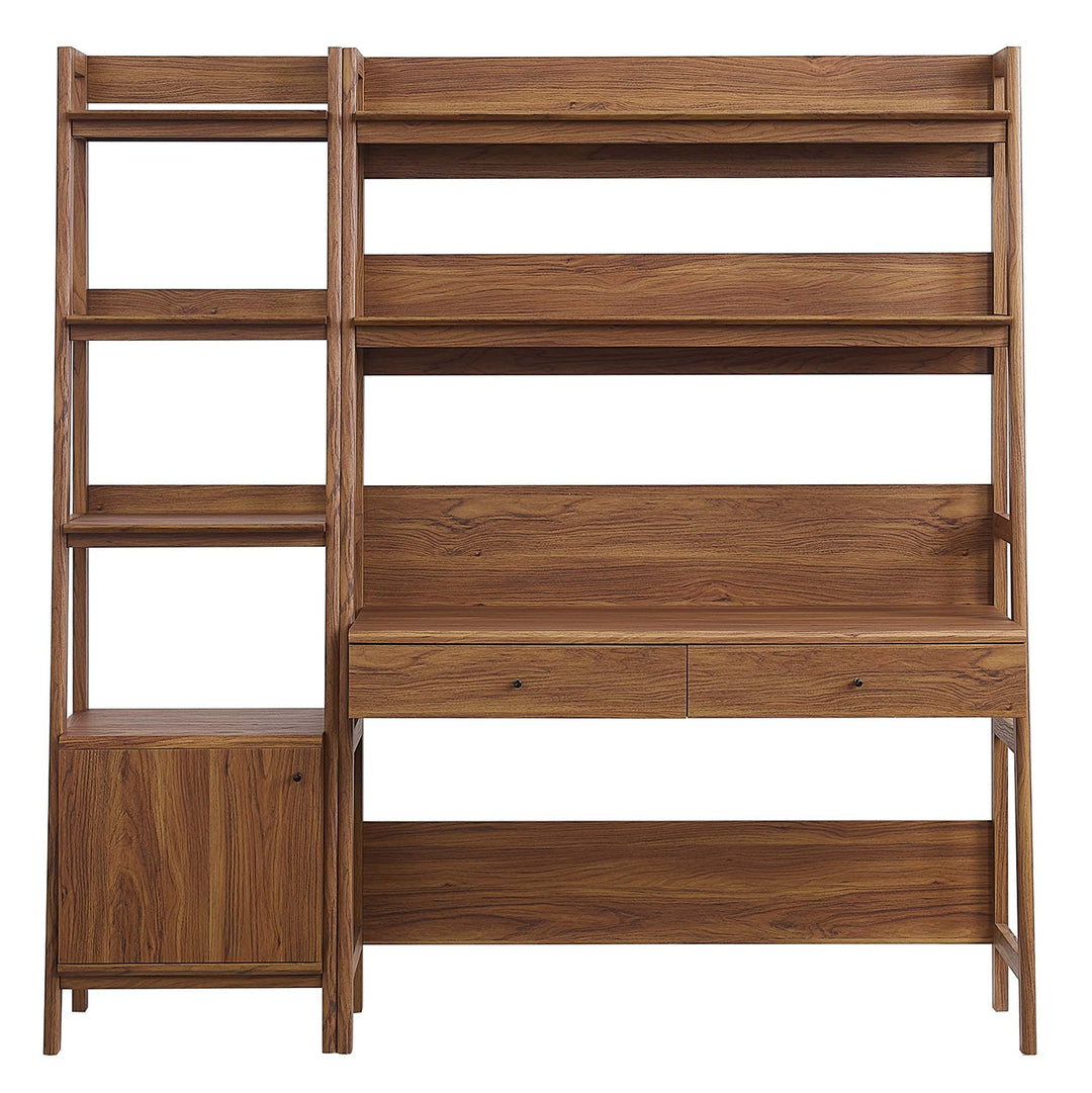 Bixby 2-Piece Workstation and Bookcase